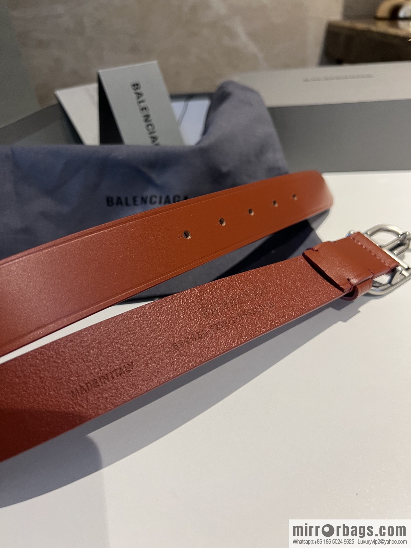 Balenciaga Balenciaga 3.0cm Lock BB Belt