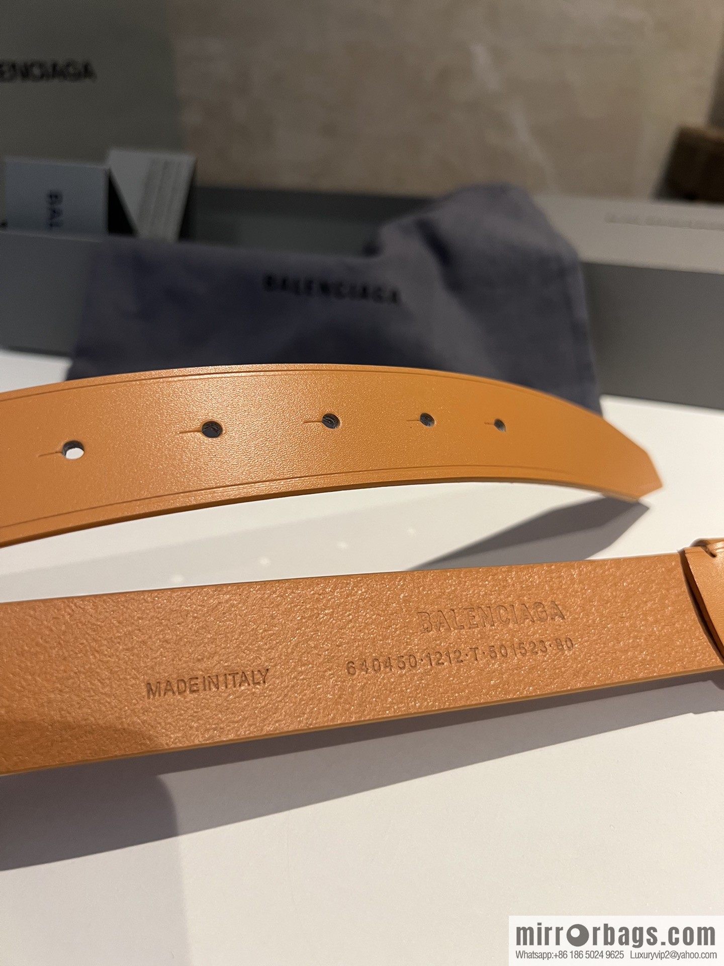 Balenciaga Balenciaga 3.0cm Lock BB Belt