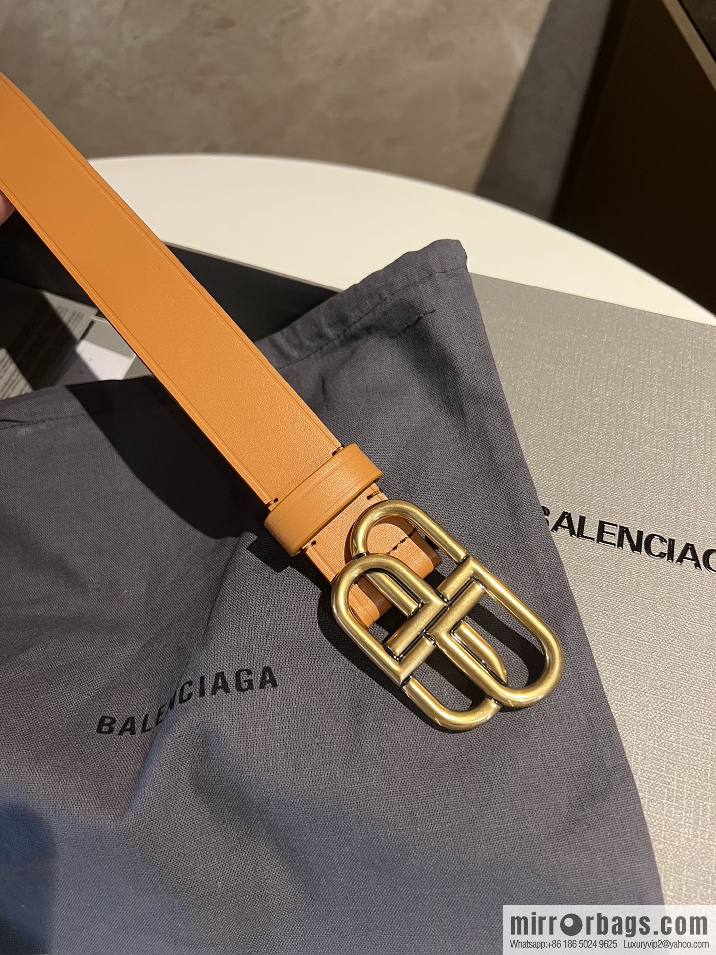 Balenciaga Balenciaga 3.0cm Lock BB Belt