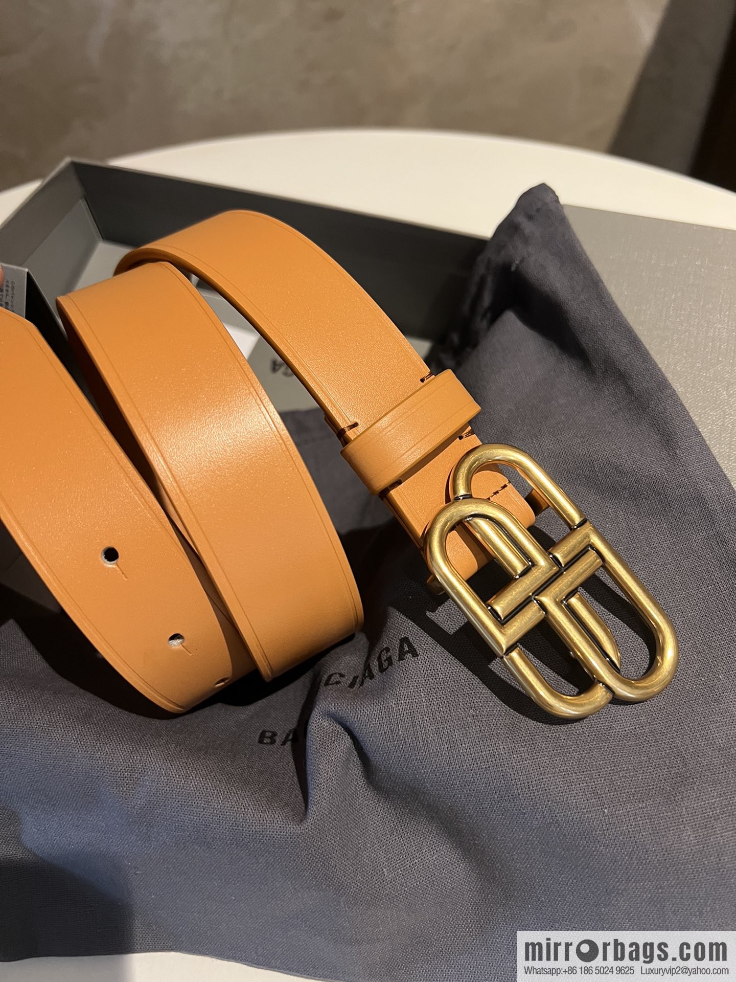 Balenciaga Balenciaga 3.0cm Lock BB Belt