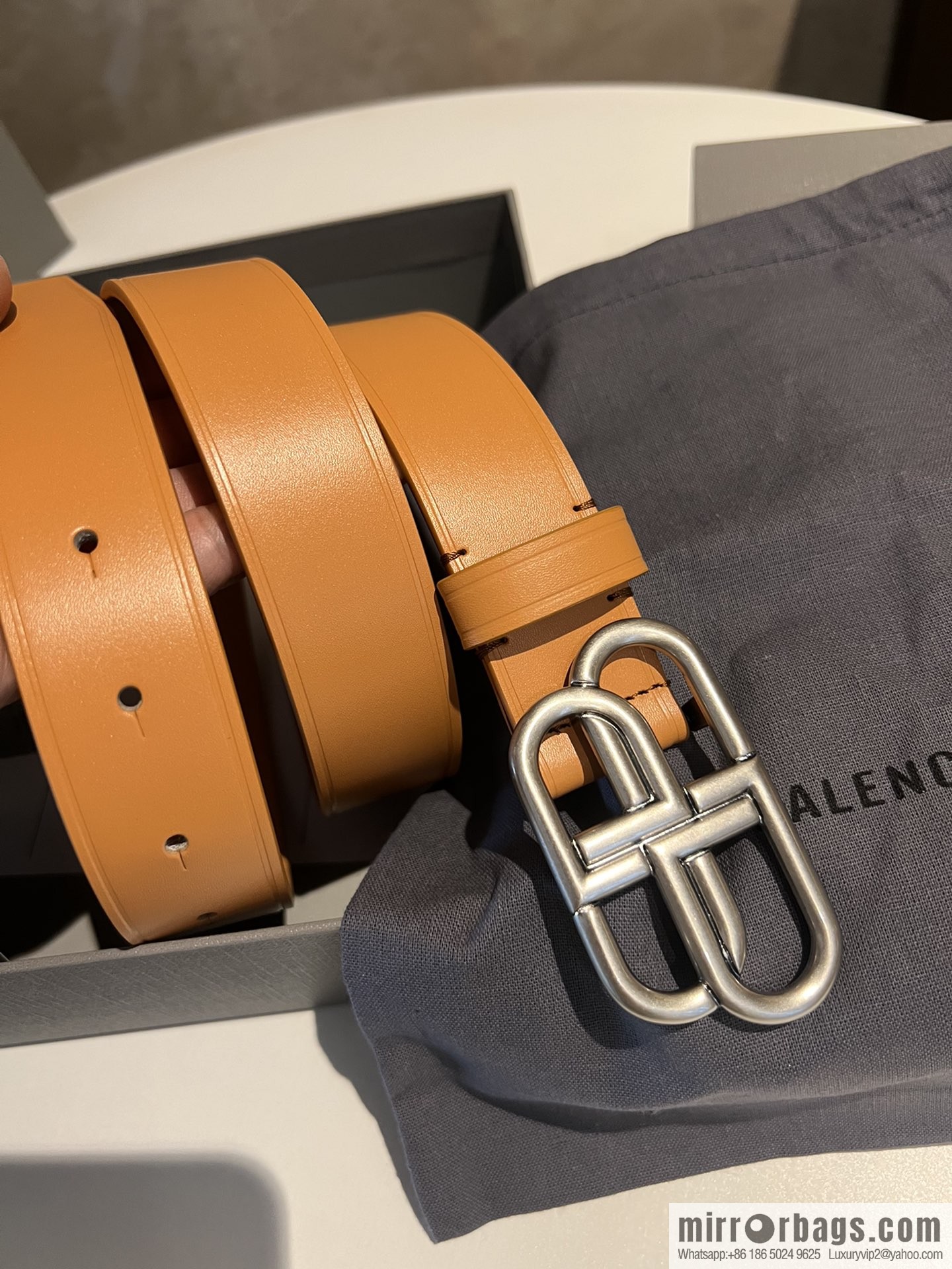Balenciaga Balenciaga 3.0cm Lock BB Belt