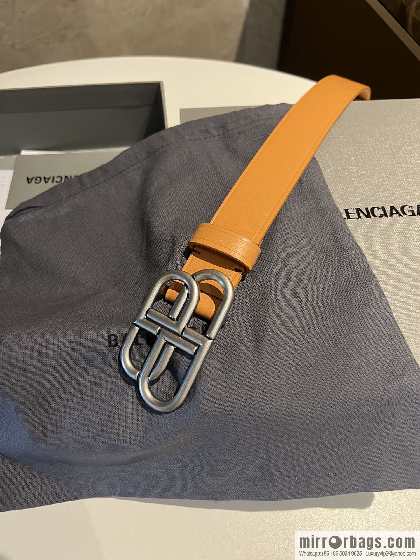 Balenciaga Balenciaga 3.0cm Lock BB Belt