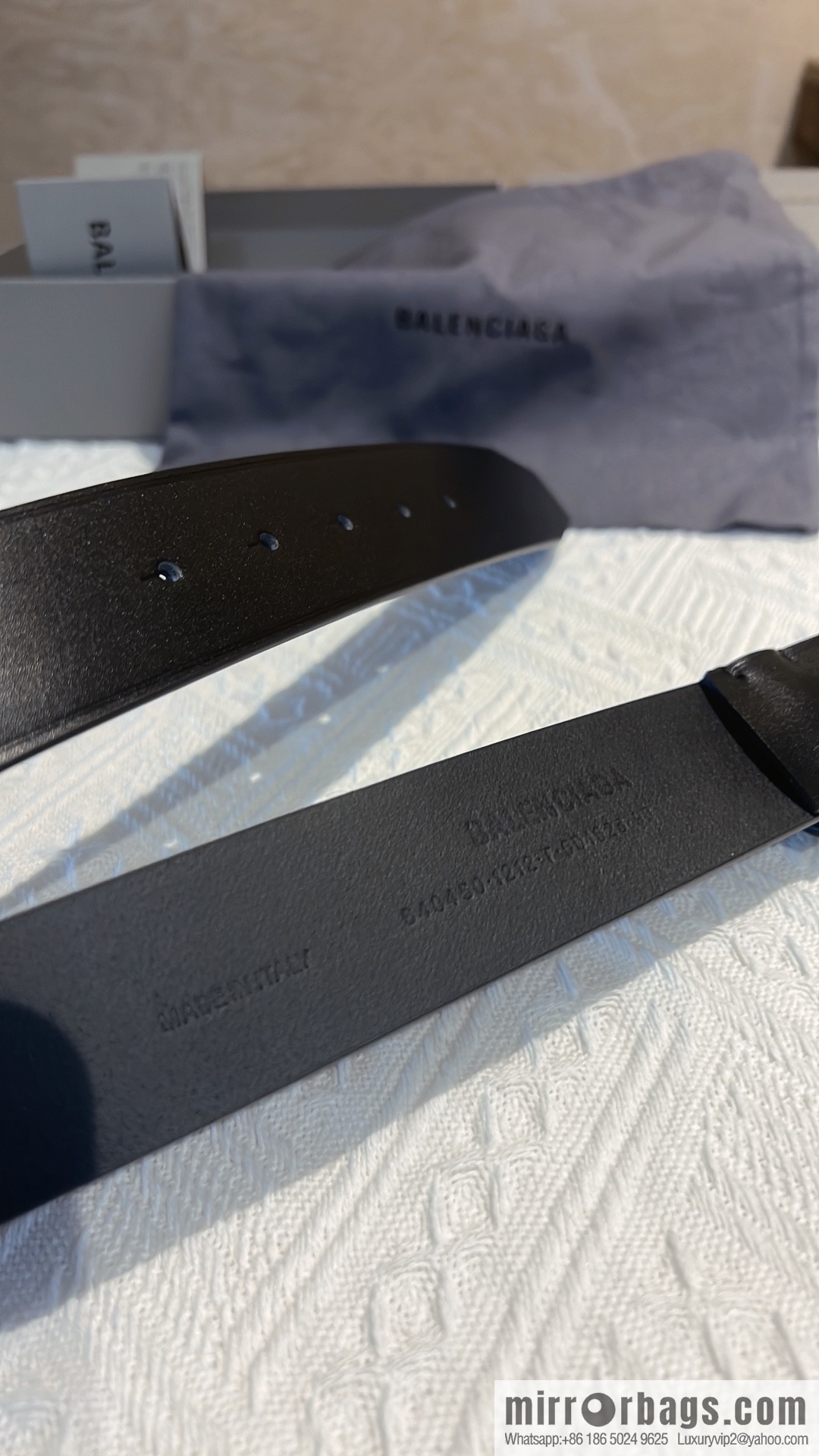 Balenciaga Balenciaga 3.5cm Lock BB Belt