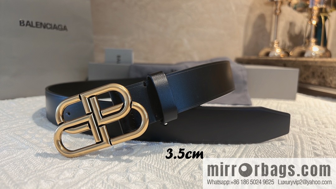 Balenciaga Balenciaga 3.5cm Lock BB Belt