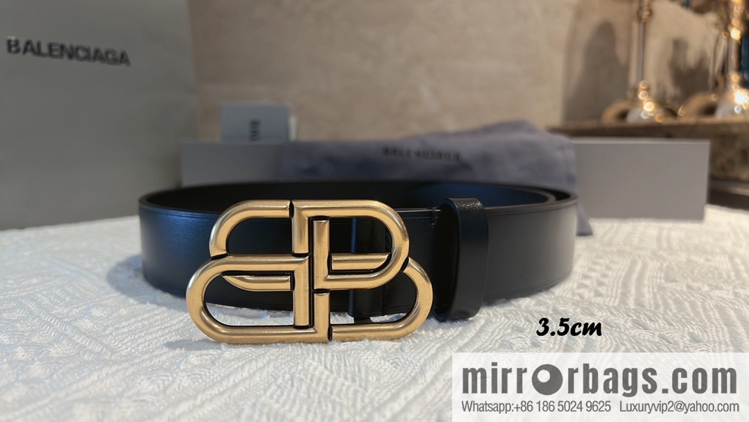 Balenciaga Balenciaga 3.5cm Lock BB Belt