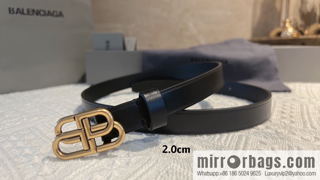 Balenciaga Balenciaga, lock BB belt 2.0cm