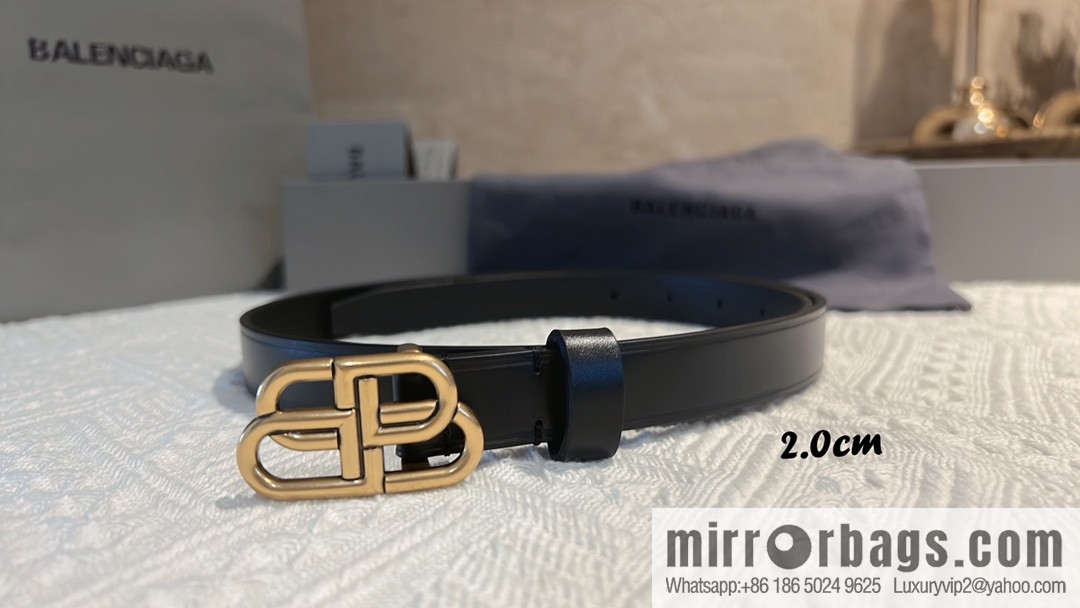 Balenciaga Balenciaga, lock BB belt 2.0cm