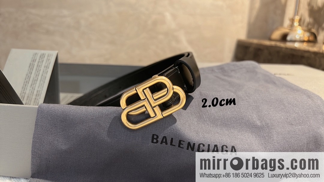 Balenciaga Balenciaga, lock BB belt 2.0cm