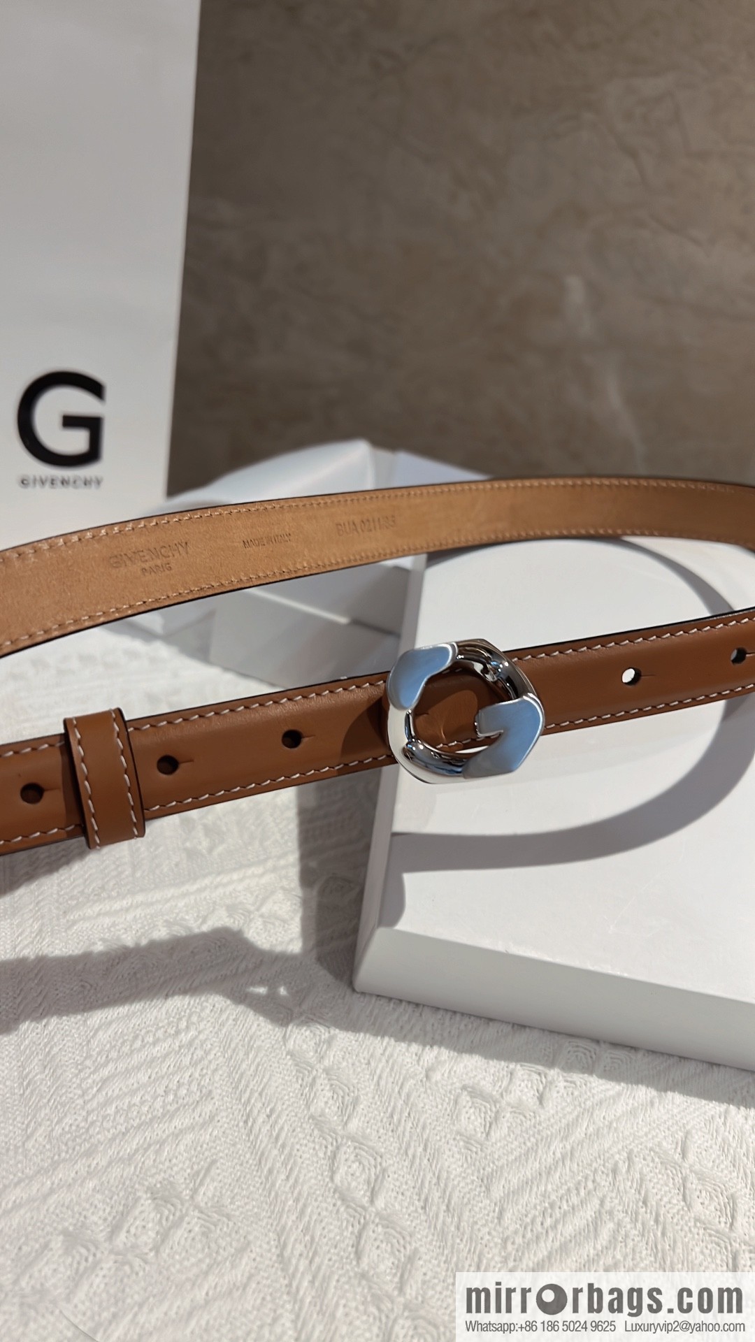 GIVENHY Givenchy G chain buckle belt 2.0cm