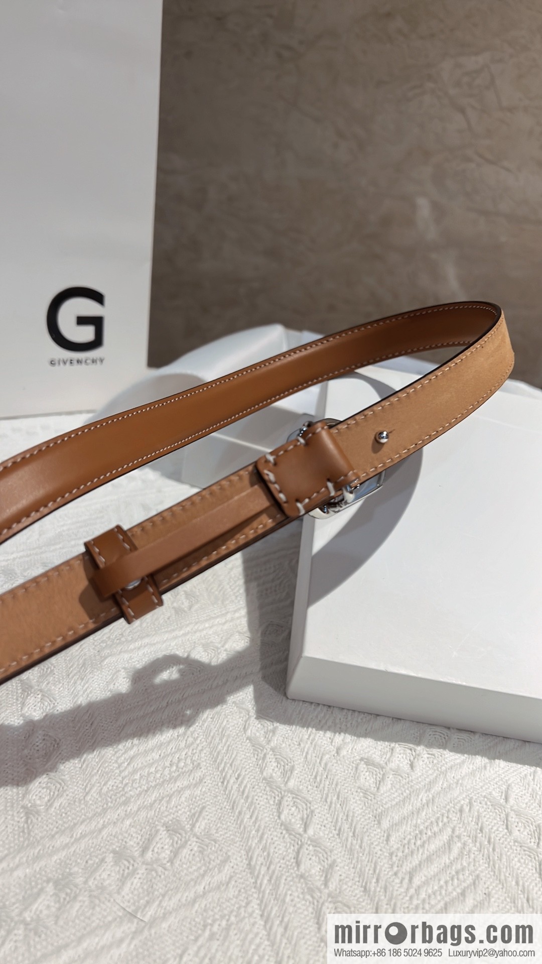 GIVENHY Givenchy G chain buckle belt 2.0cm