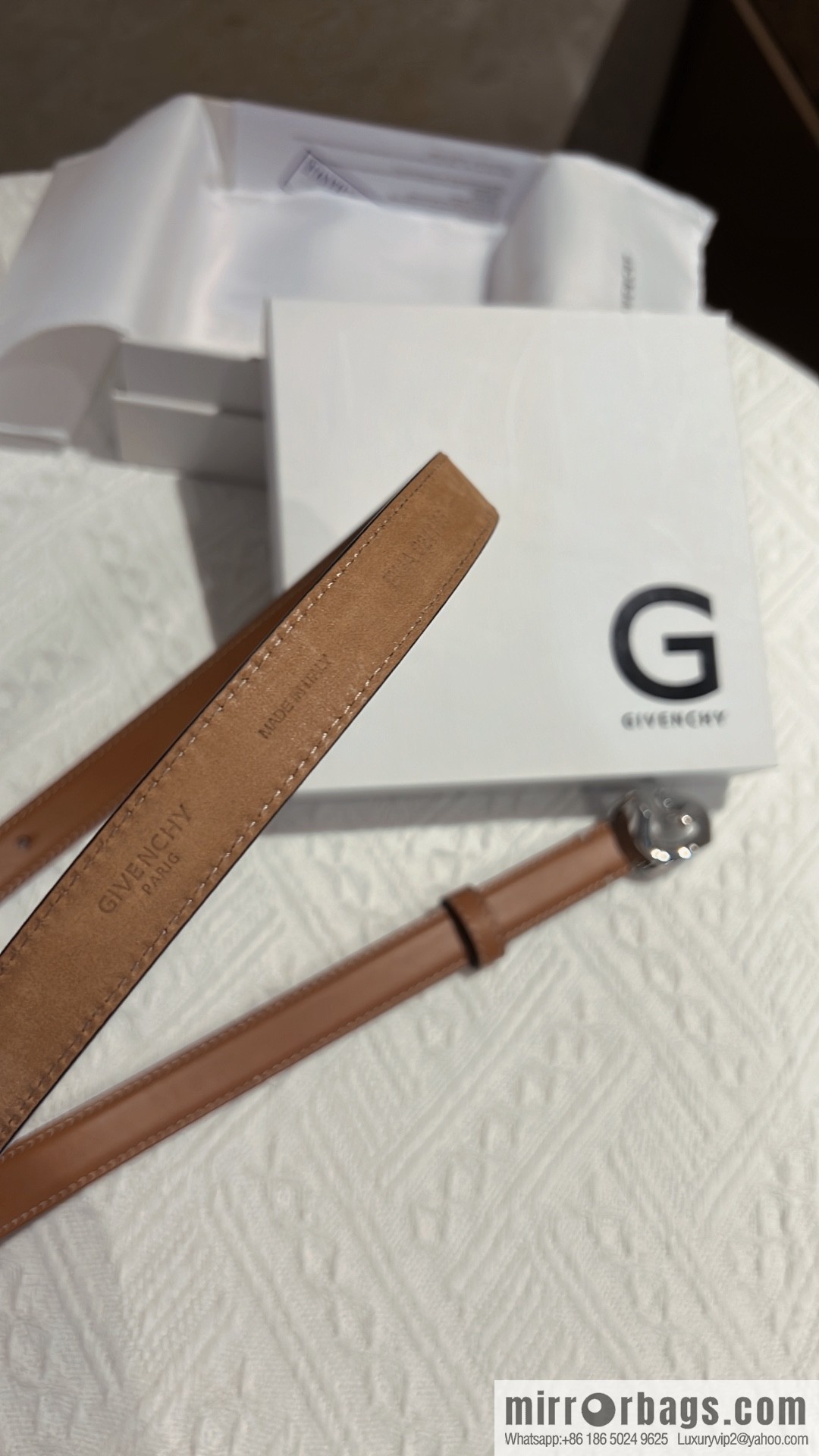 GIVENHY Givenchy G chain buckle belt 2.0cm