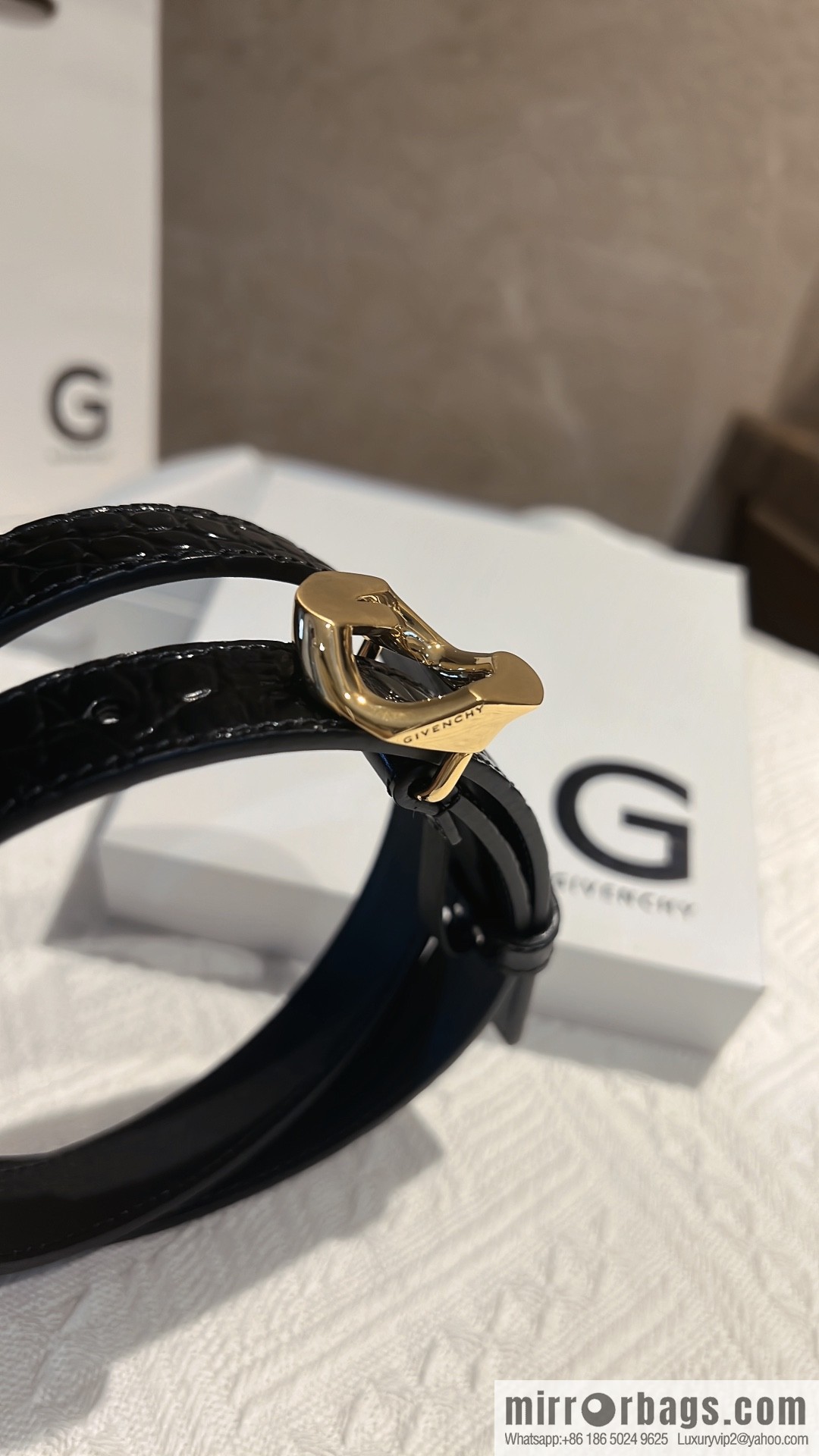 GIVENHY Givenchy G chain buckle belt 2.0cm