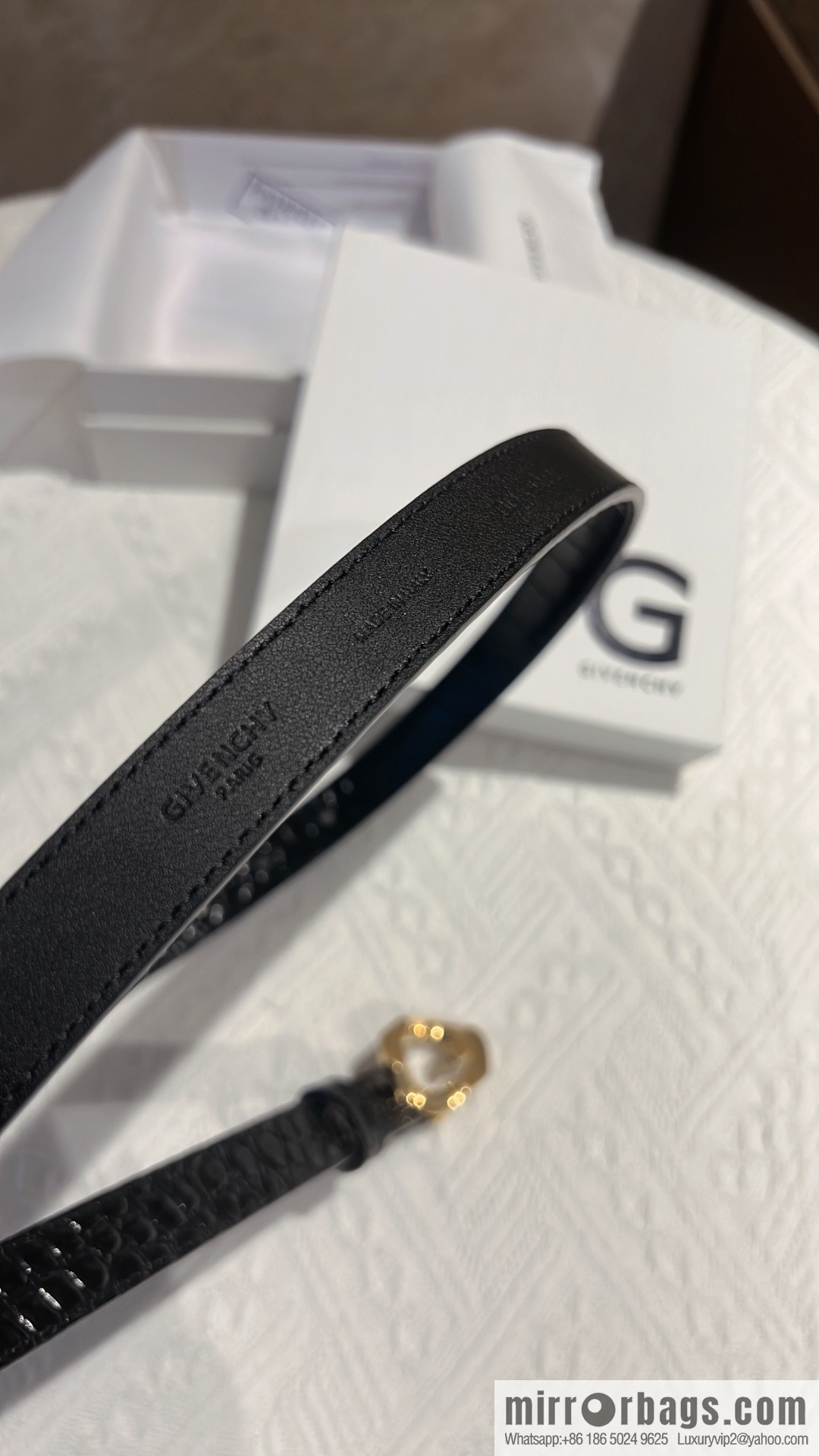 GIVENHY Givenchy G chain buckle belt 2.0cm