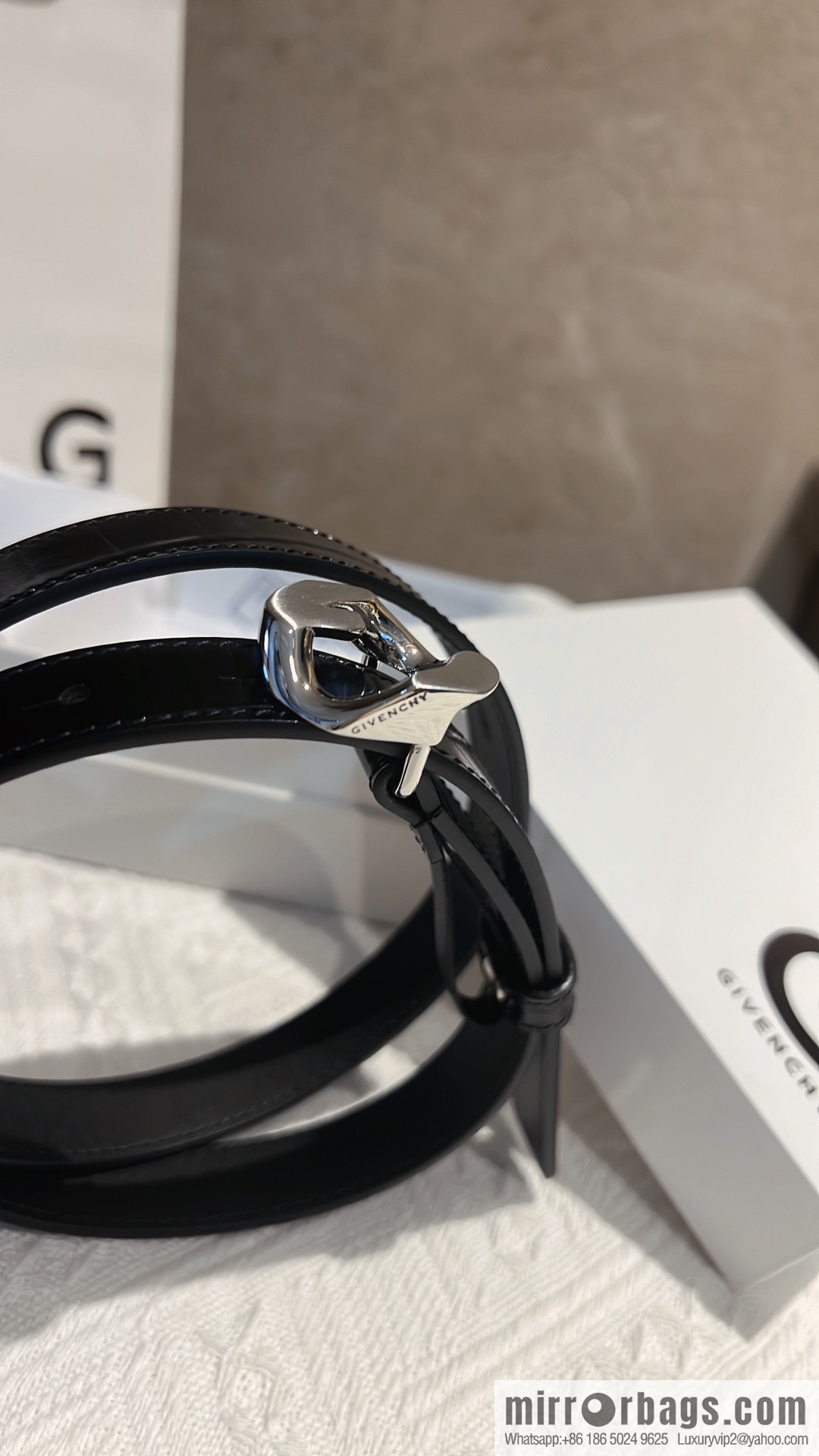 GIVENHY Givenchy G chain buckle belt 2.0cm