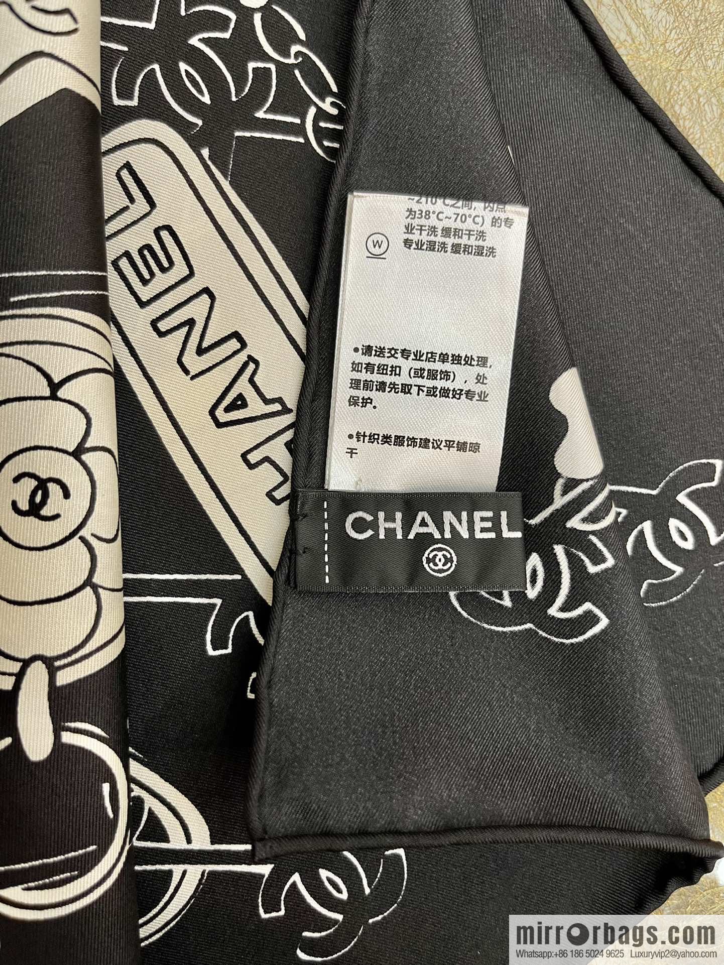 CHANEL Chanel spring and summer new 100% silk scarf