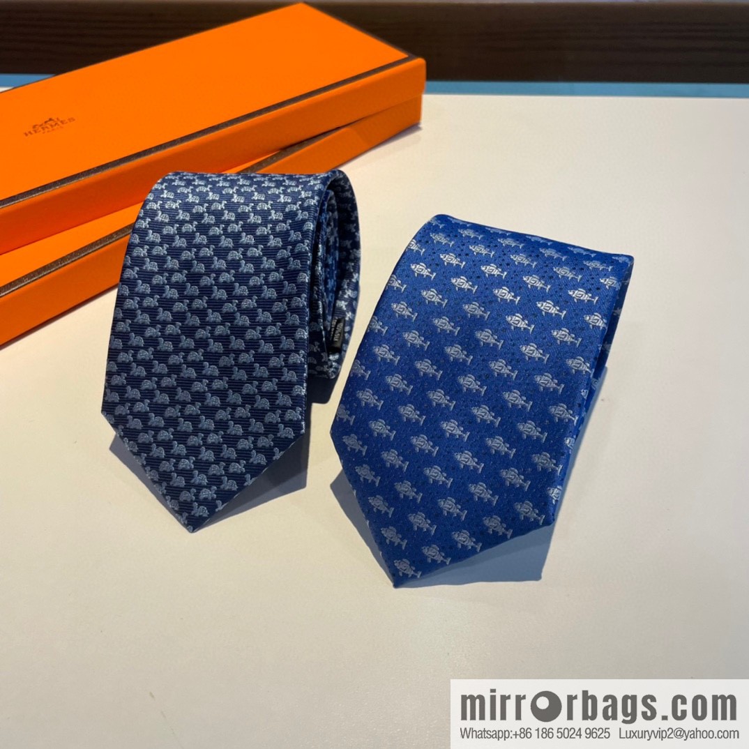 Hermes 100% Premium Twill Silk Men's Tie