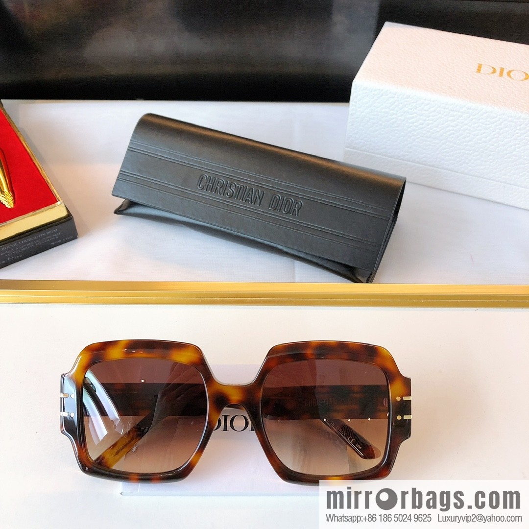 Dior large frame unisex sunglasses