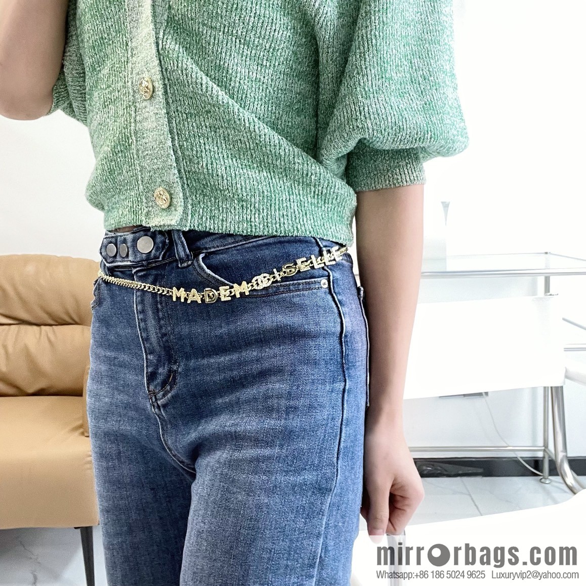 New ☑️ CHANEL Chanel double c letter waist chain belt