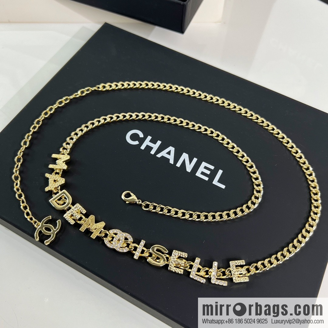 New ☑️ CHANEL Chanel double c letter waist chain belt