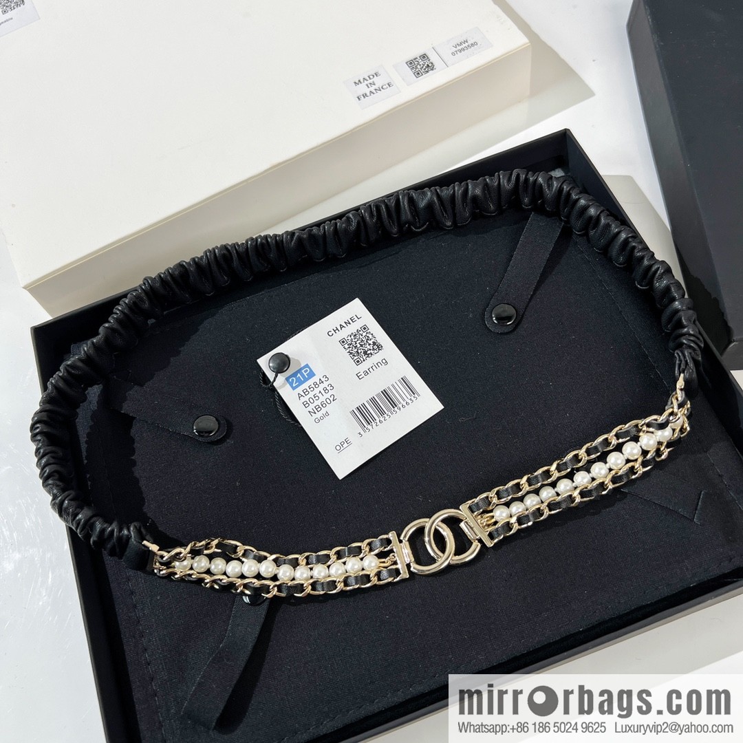 New ☑️ CHANEL Chanel double c lambskin belt belt chain