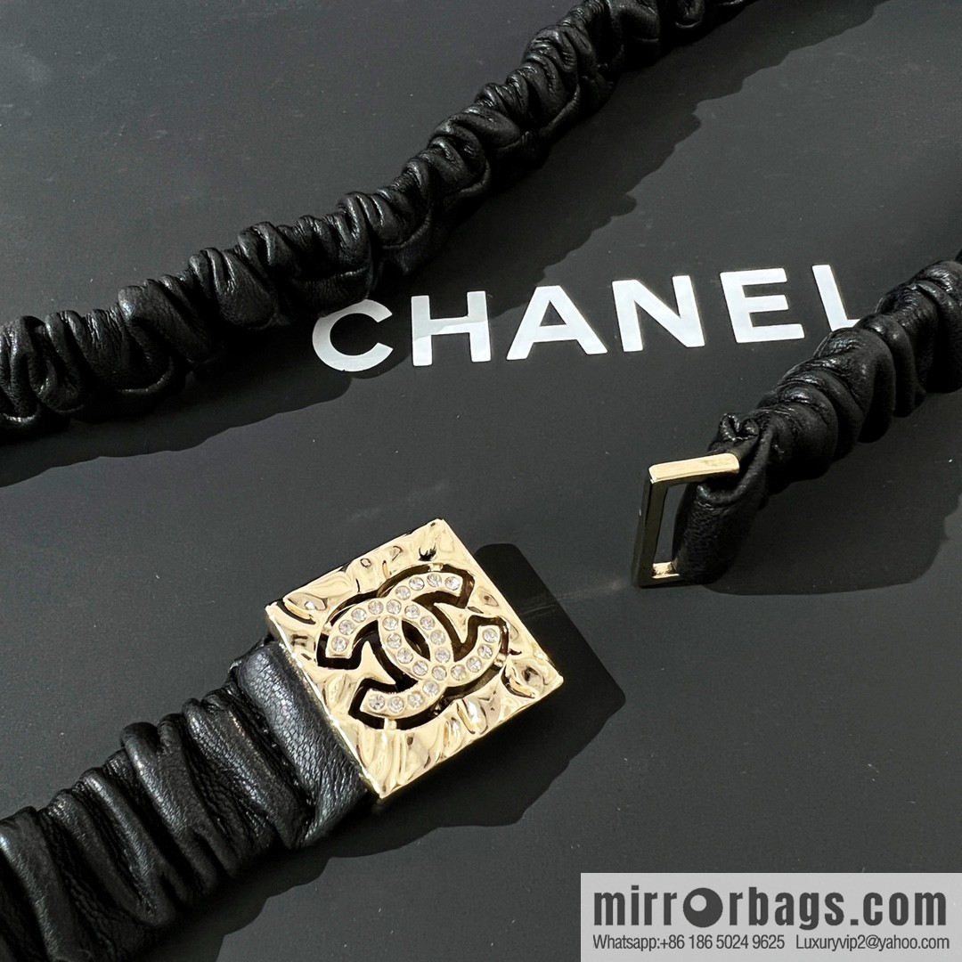 New ☑️ CHANEL Chanel double c lambskin belt belt chain