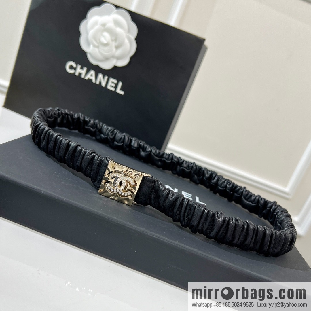New ☑️ CHANEL Chanel double c lambskin belt belt chain