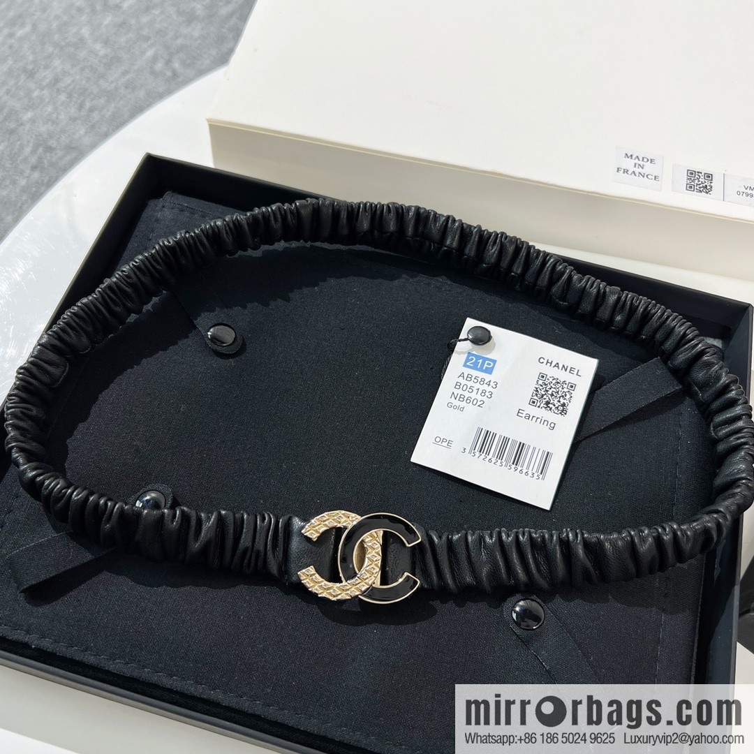 New ☑️ CHANEL Chanel double c lambskin belt belt chain