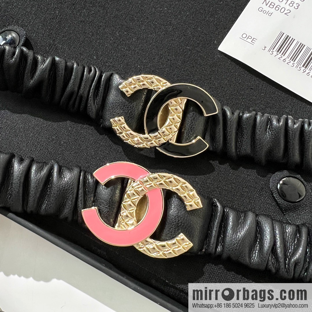 New ☑️ CHANEL Chanel double c lambskin belt belt chain