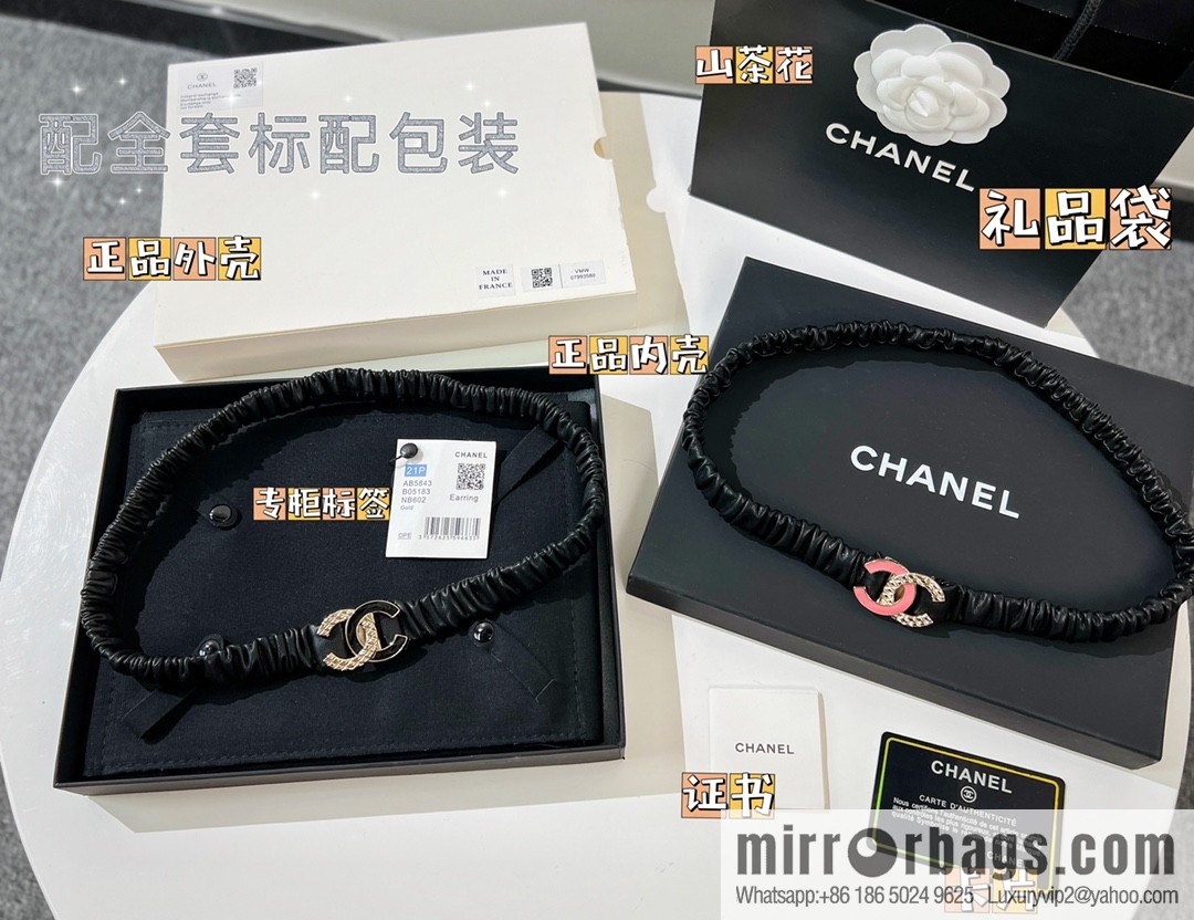 New ☑️ CHANEL Chanel double c lambskin belt belt chain