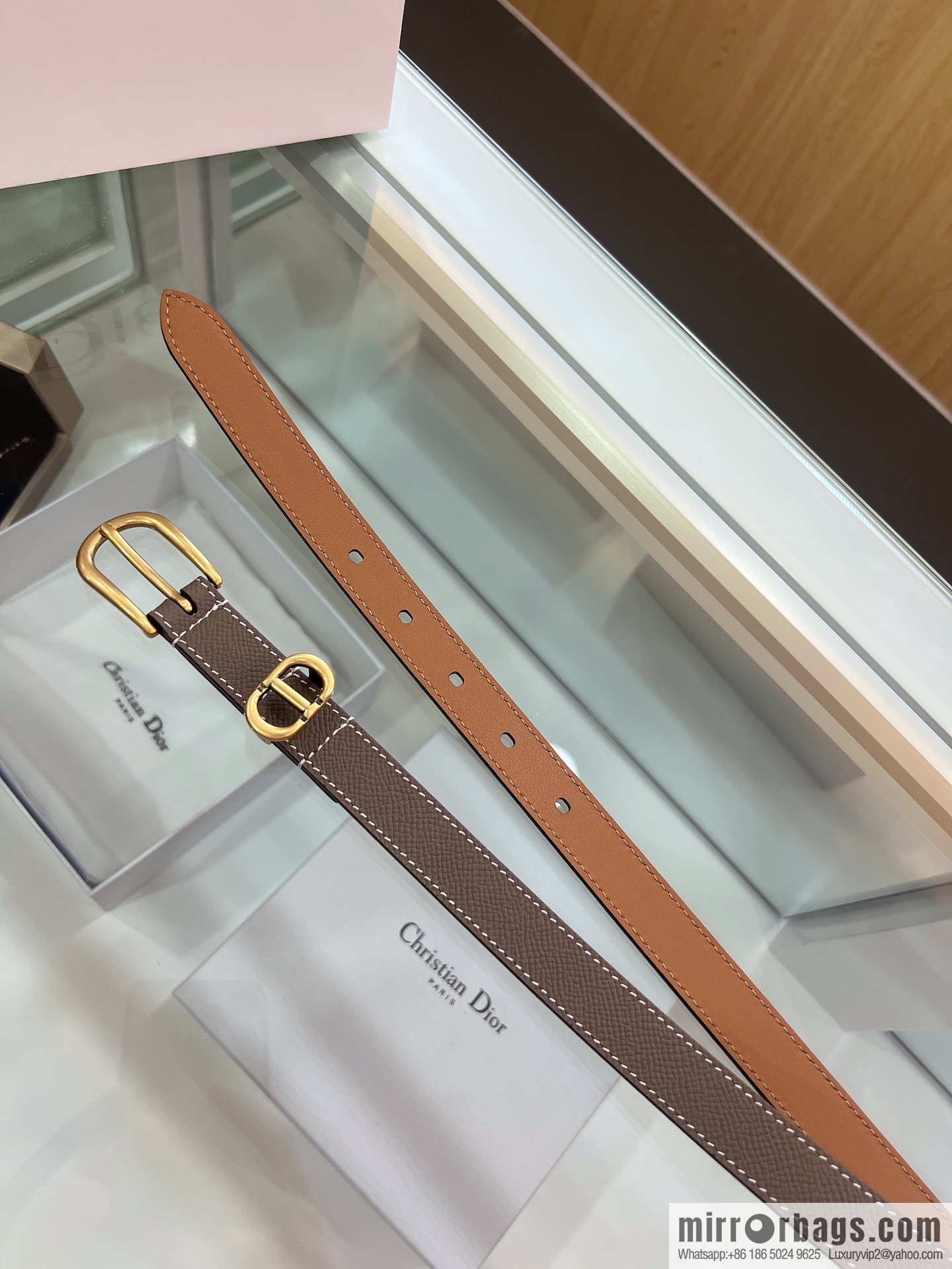 DIOR 2022 new women's casual belt 20mm