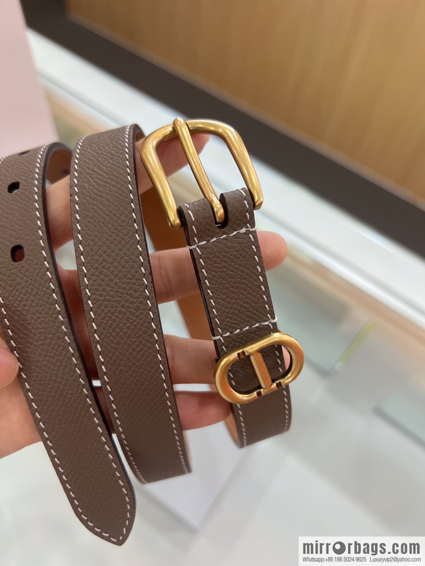 DIOR 2022 new women's casual belt 20mm