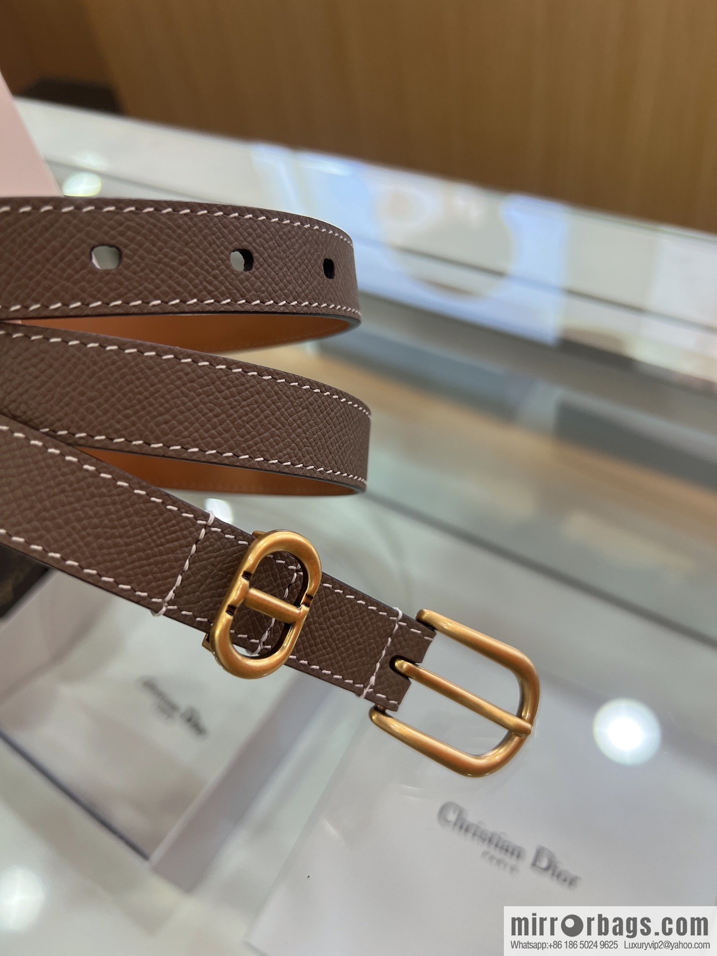 DIOR 2022 new women's casual belt 20mm
