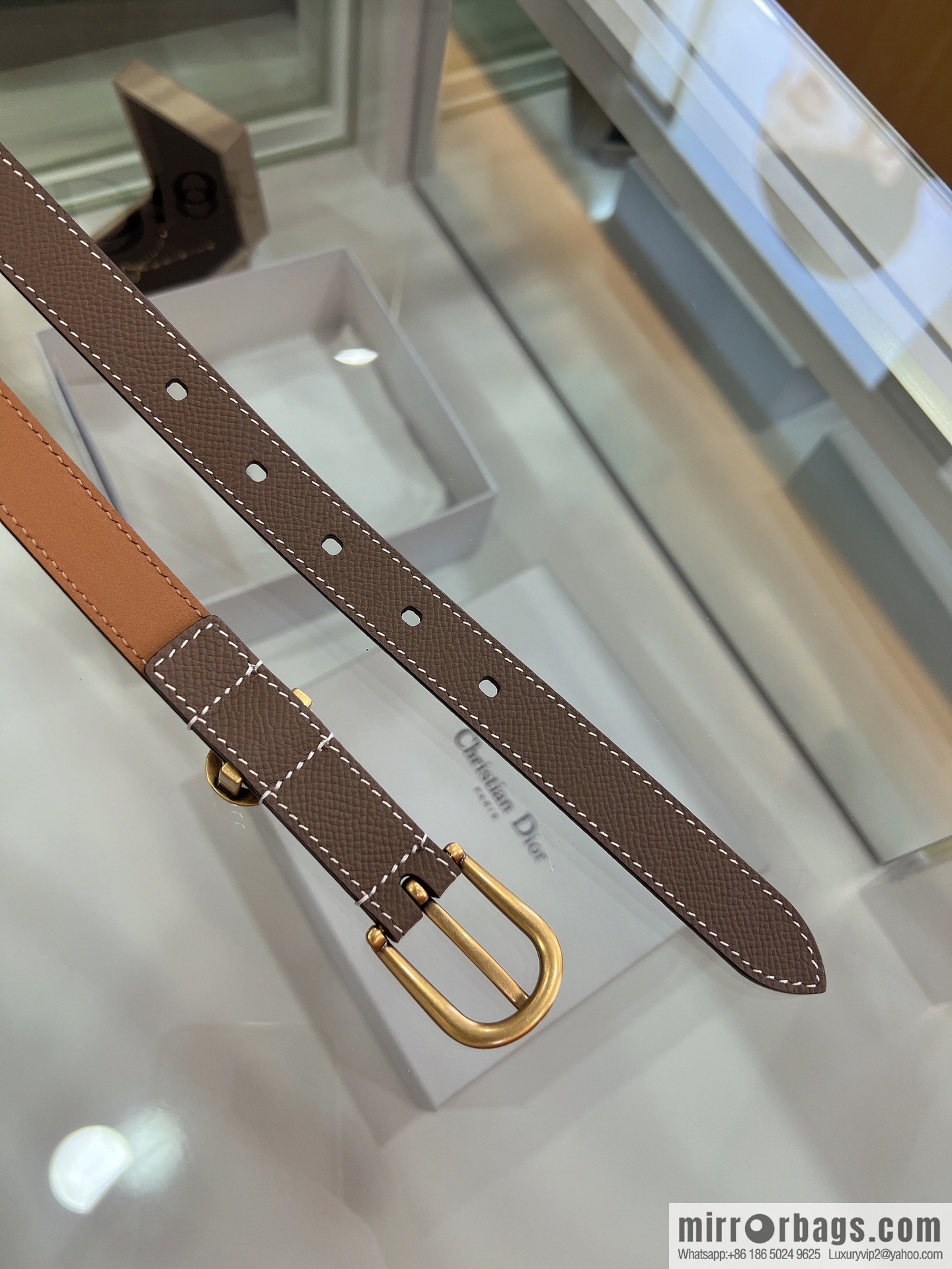 DIOR 2022 new women's casual belt 20mm