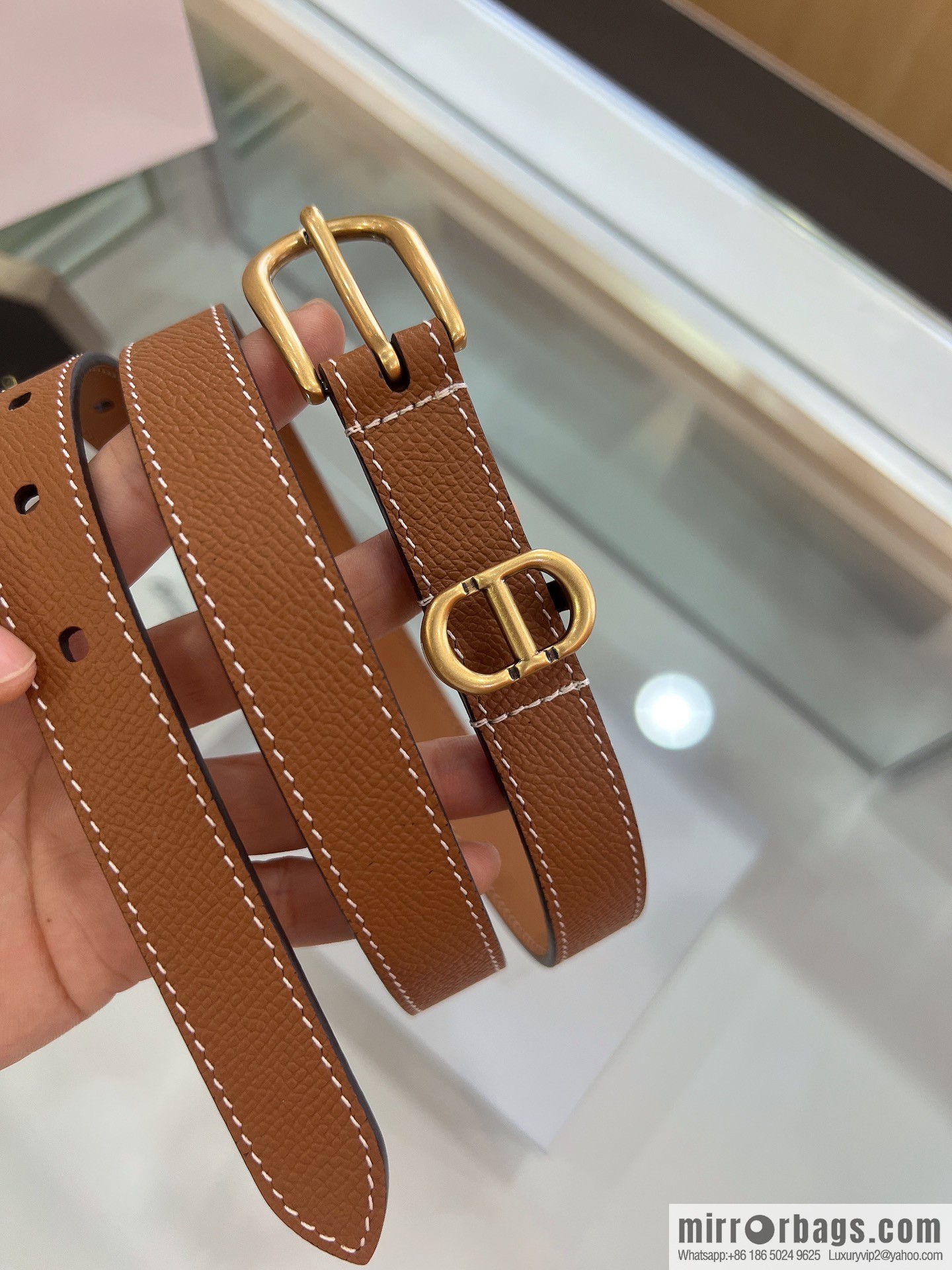 DIOR 2022 new women's casual belt 20mm