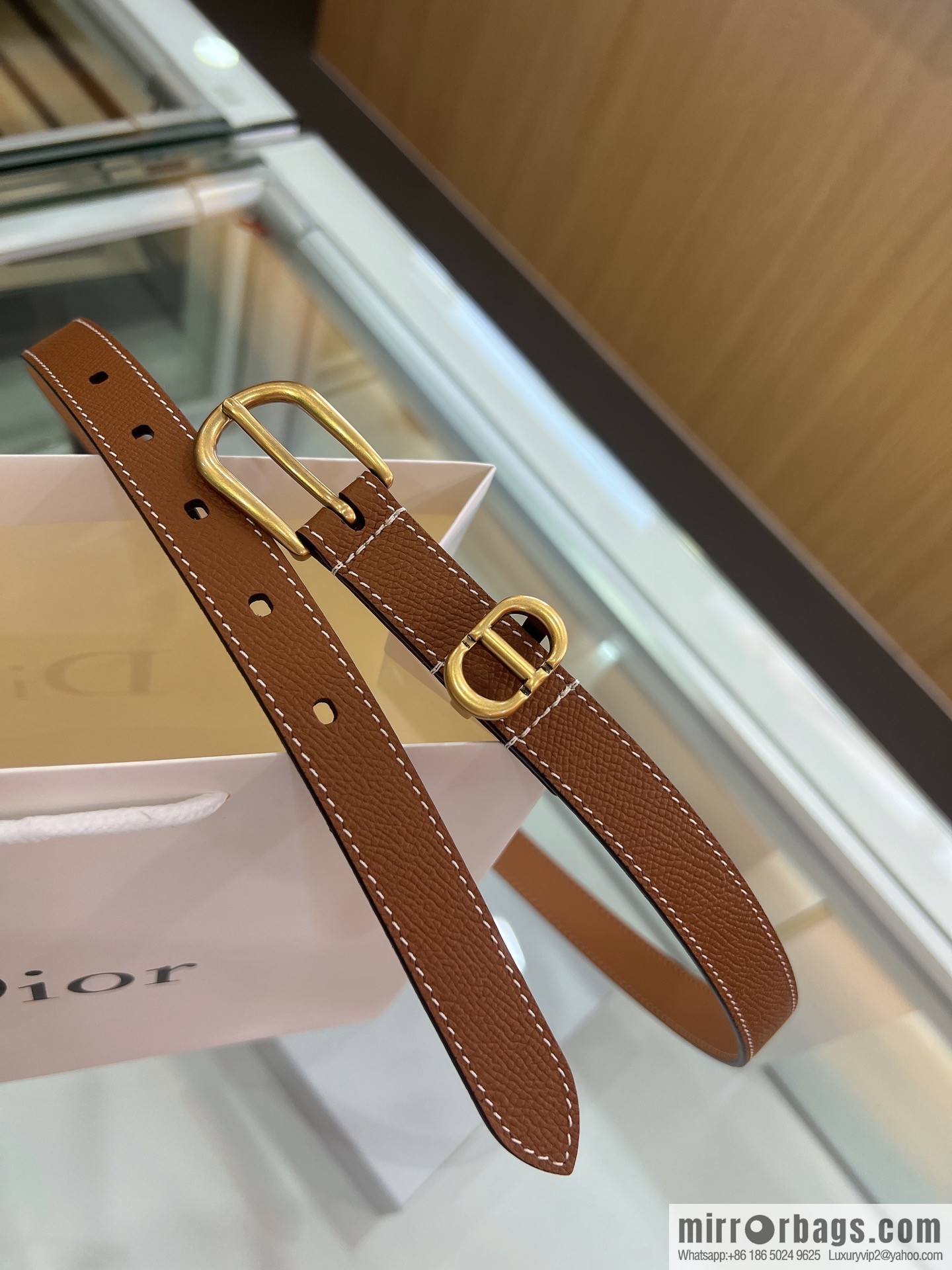 DIOR 2022 new women's casual belt 20mm