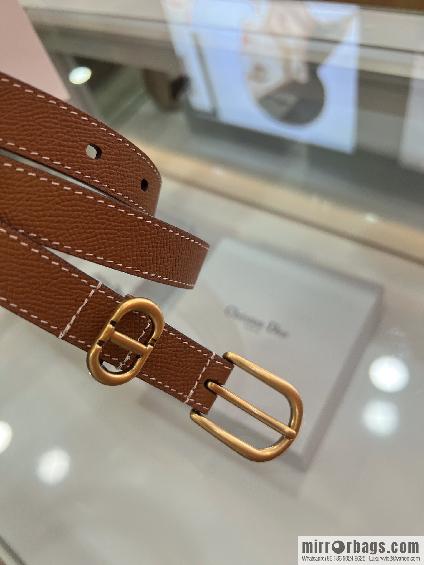 DIOR 2022 new women's casual belt 20mm