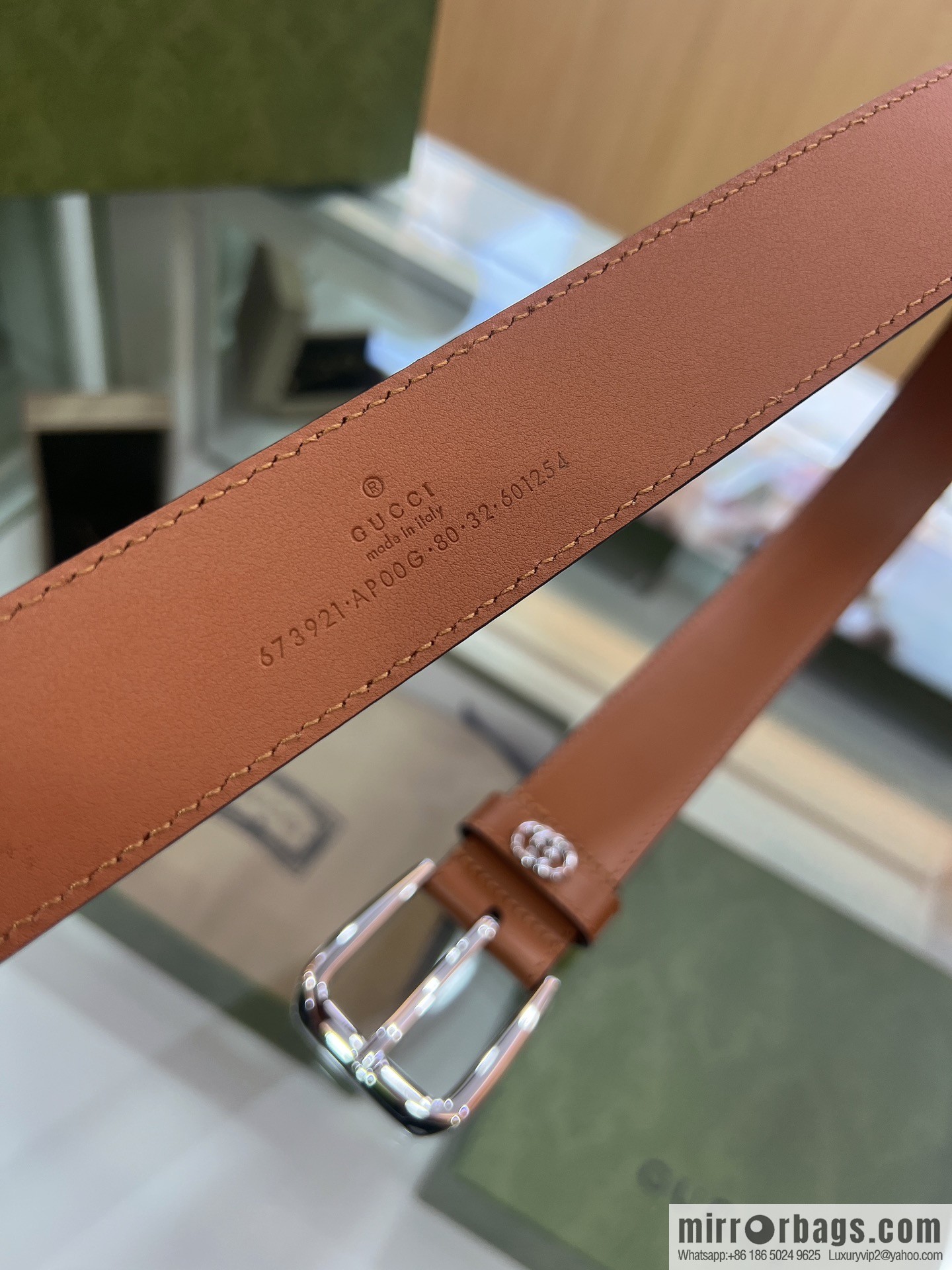 Gucci Gucci, double G counter new double-sided first-layer cowhide pure copper hardware electroplated 3.5cm belt