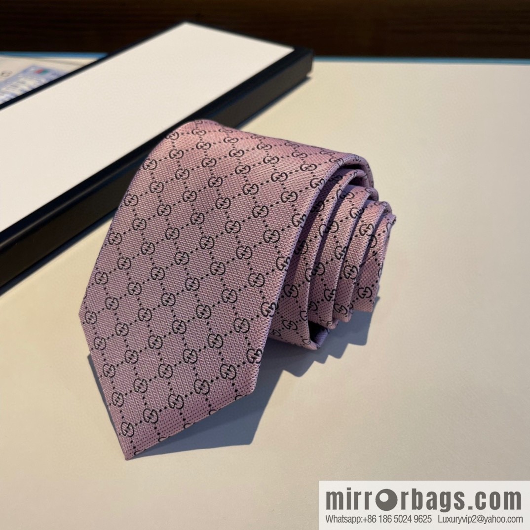 GUCCI Gucci interlocking G-pattern silk tie