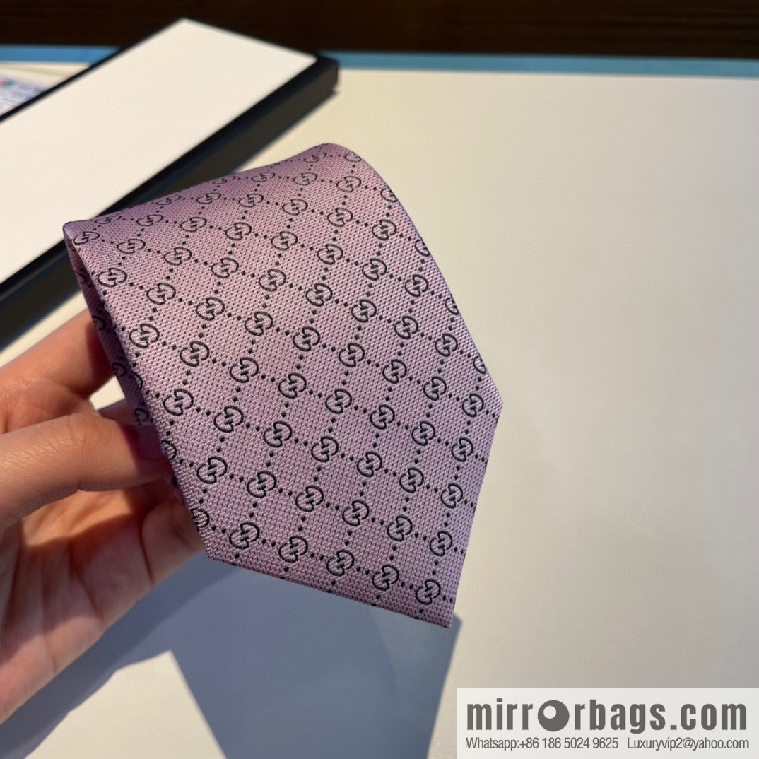 GUCCI Gucci interlocking G-pattern silk tie