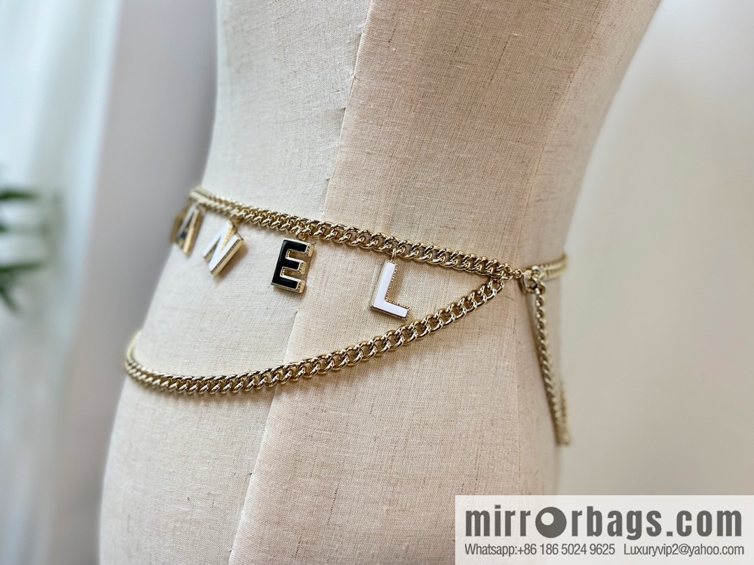New ☑️ CHANEL Chanel double c letter fringed belt belt chain