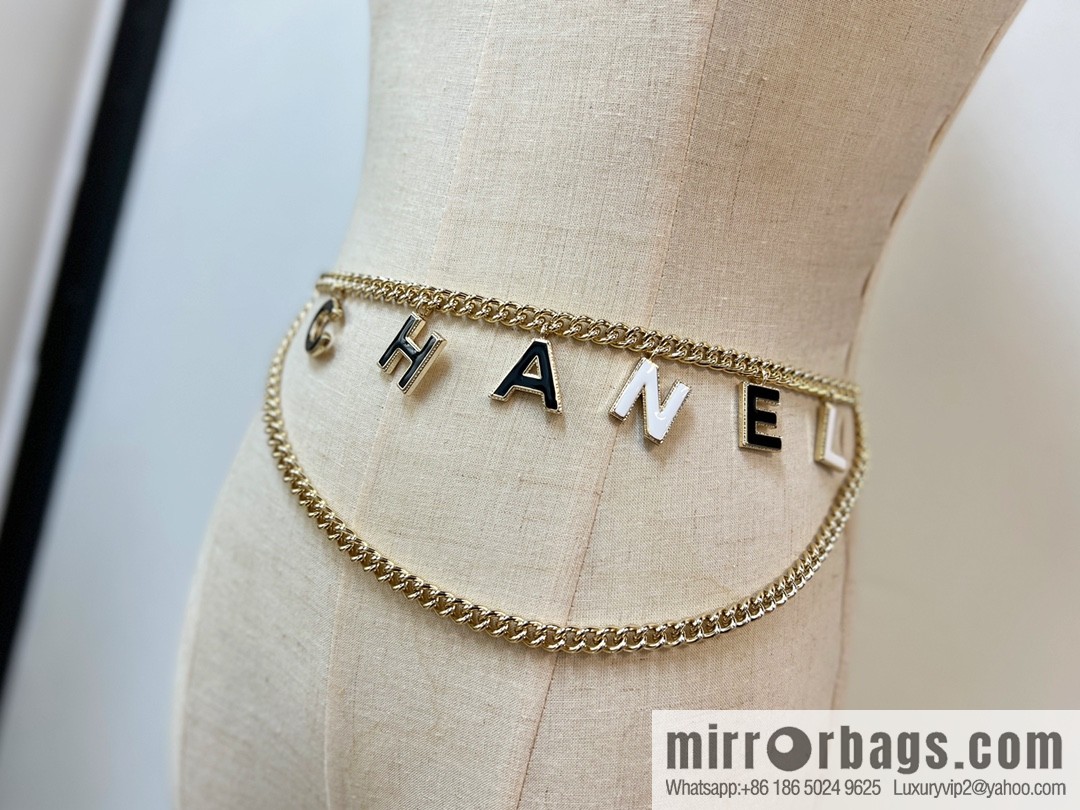 New ☑️ CHANEL Chanel double c letter fringed belt belt chain