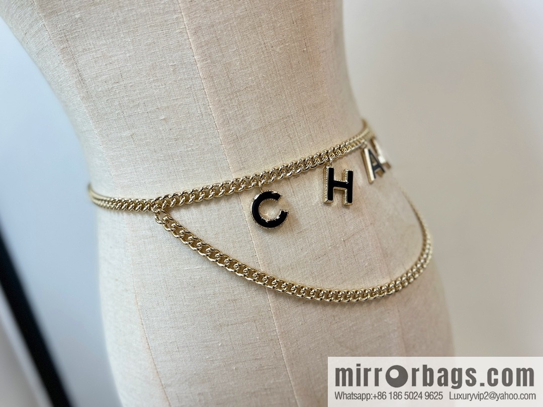 New ☑️ CHANEL Chanel double c letter fringed belt belt chain