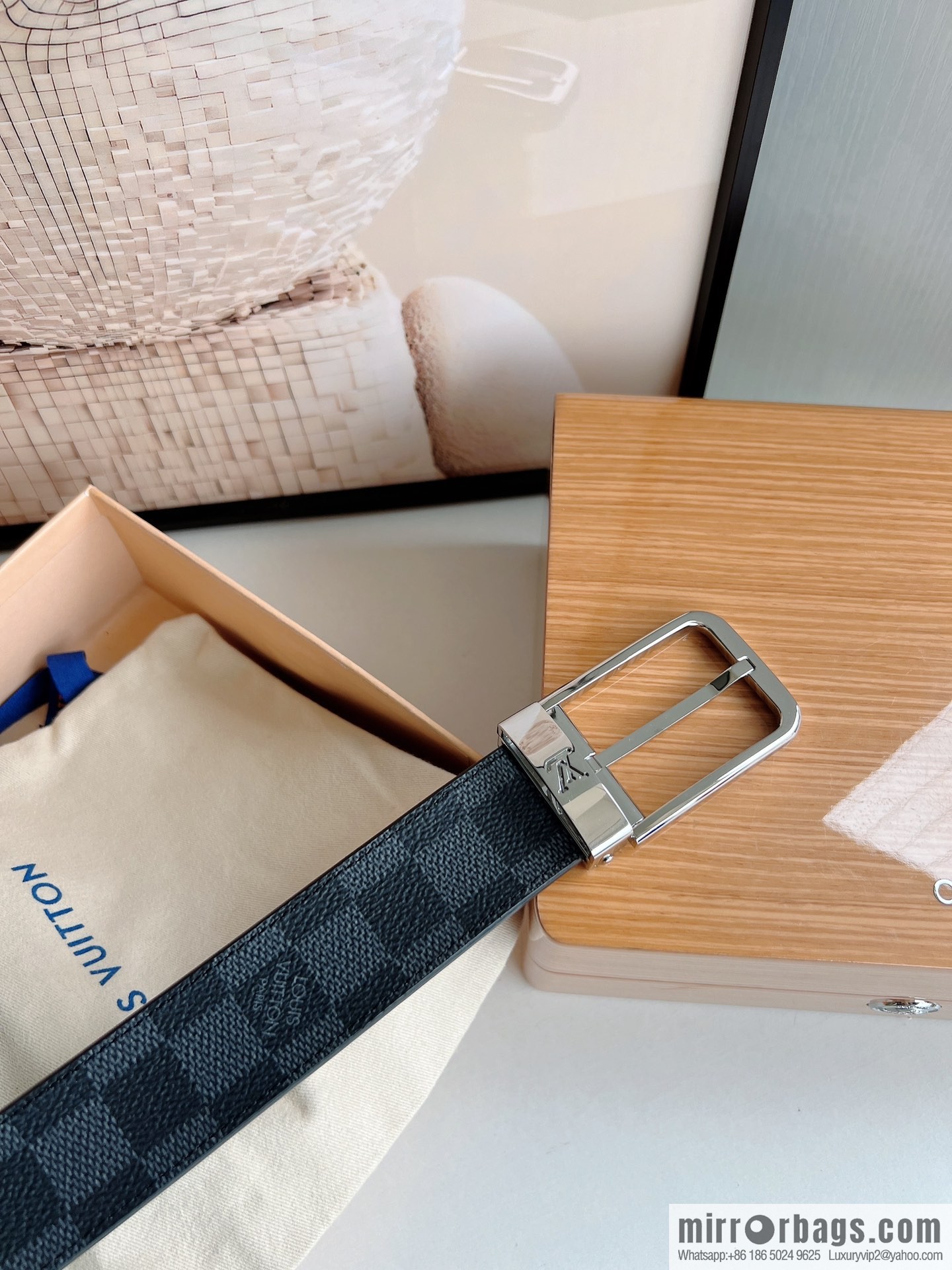 LV/Louis Vuitton, presbyopia needle belt 35mm width