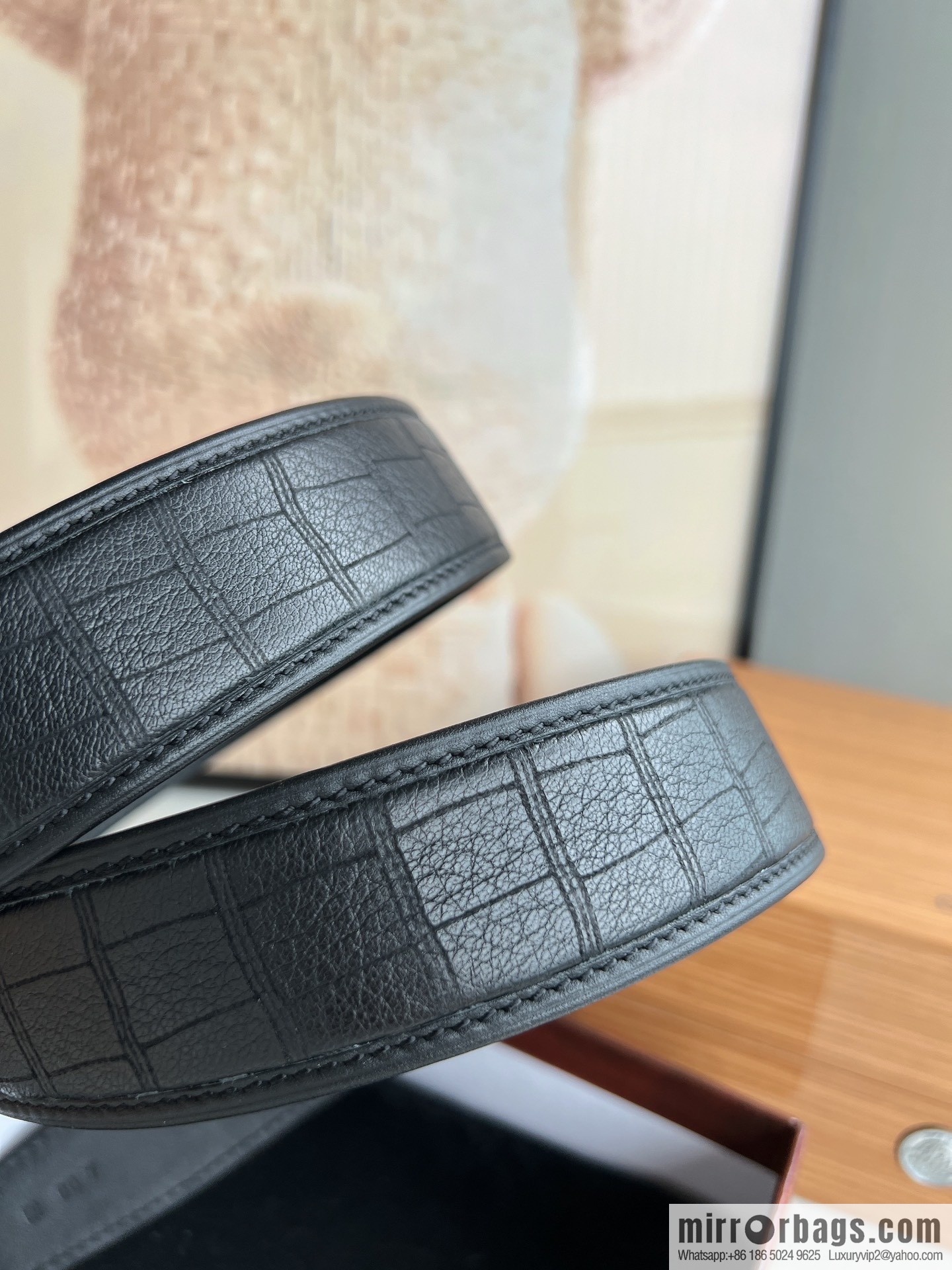 Stefano. Ricci Stephen, stainless steel hand-carved craft tiger head men's 4.0cm belt