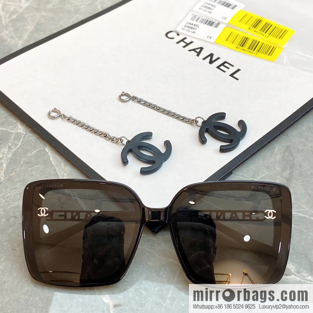 Chanel double C iconic logo women's sunglasses
