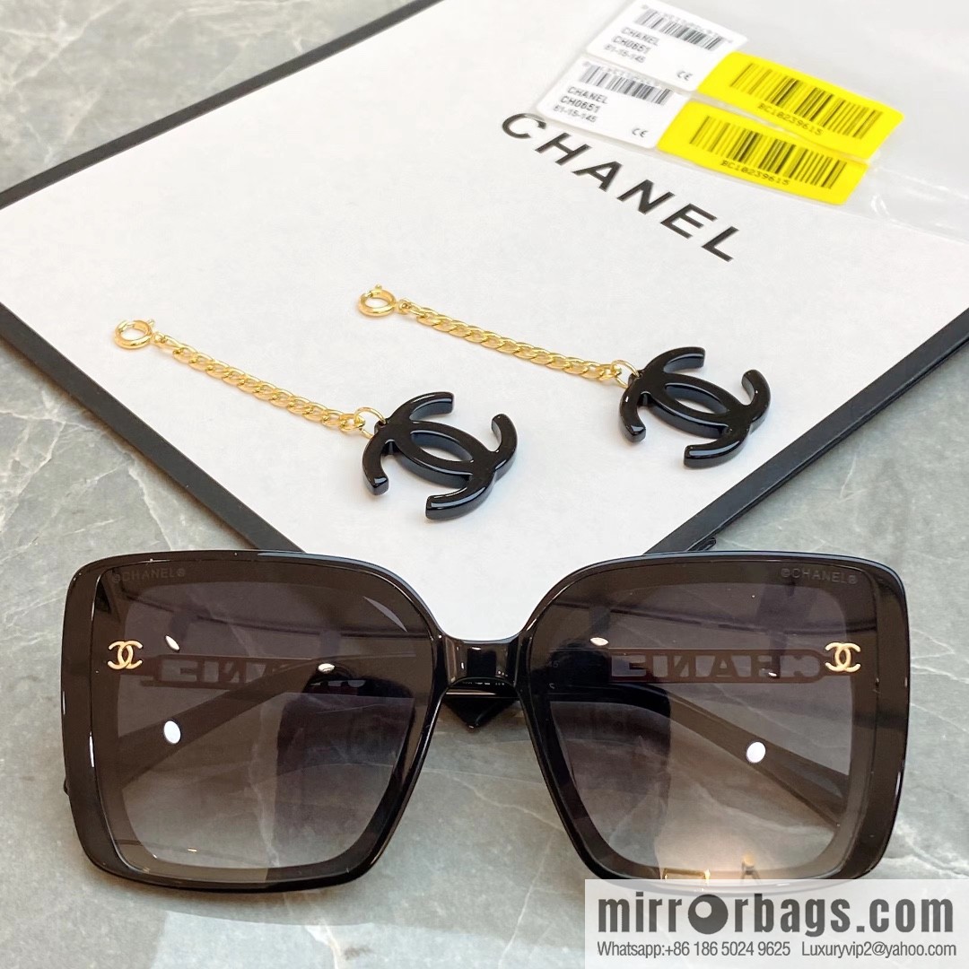 Chanel double C iconic logo women's sunglasses