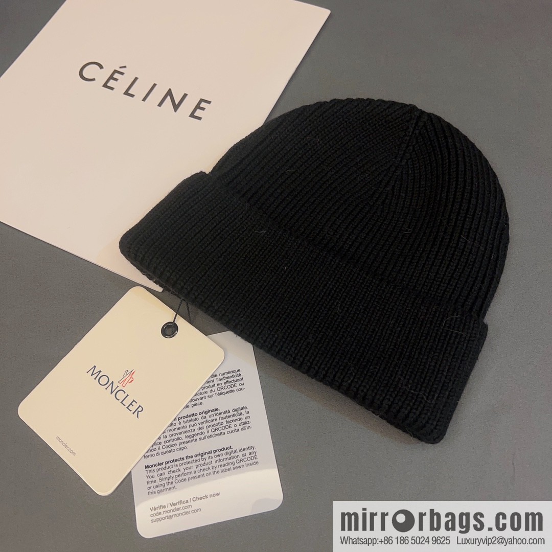Moncler explosive personality LOGO knitted hat