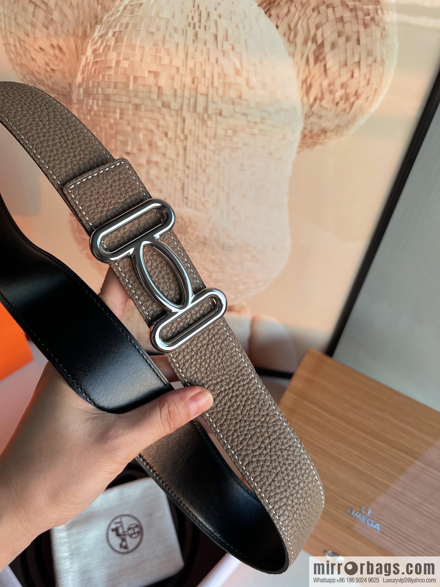 Hermes 2021 Trend Series Element Belt 38cm