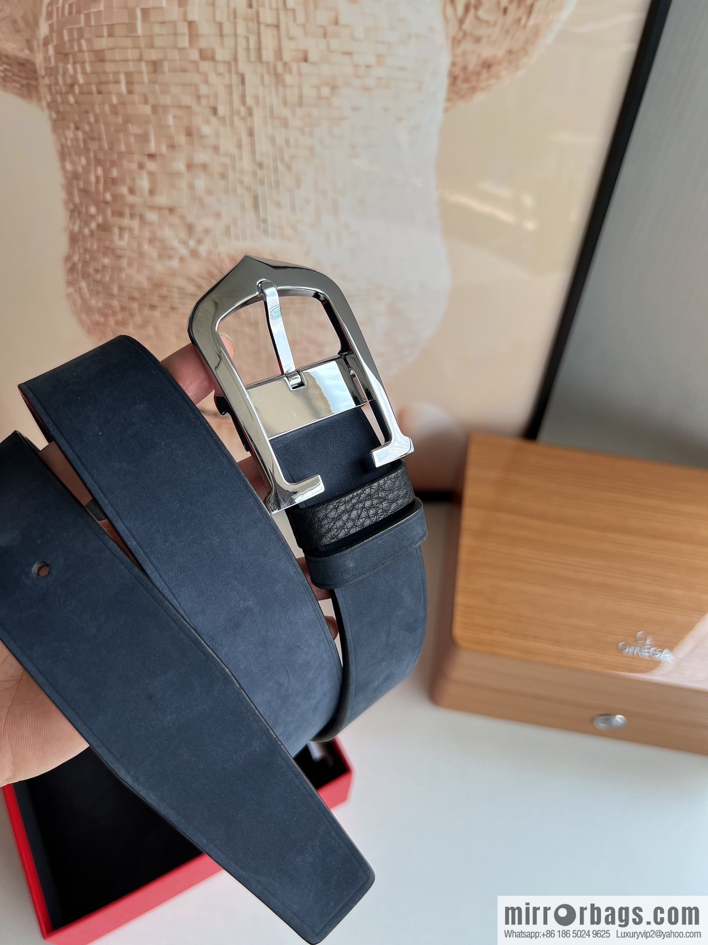 Cartier Cartier 3.5cm exquisite pin buckle with imported first-layer cowhide belt