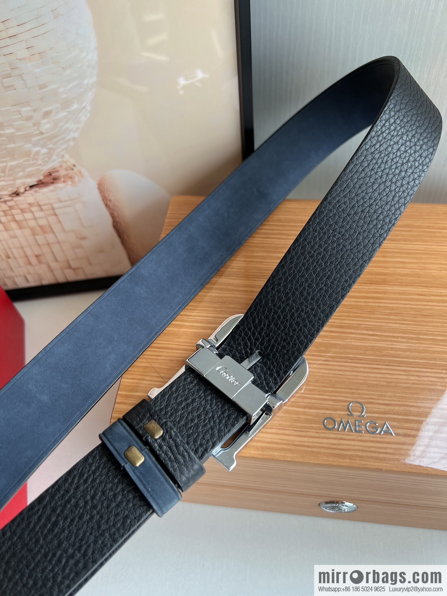 Cartier Cartier 3.5cm exquisite pin buckle with imported first-layer cowhide belt